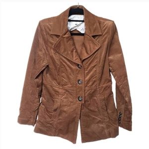 Cabi brown boho corduroy jacket